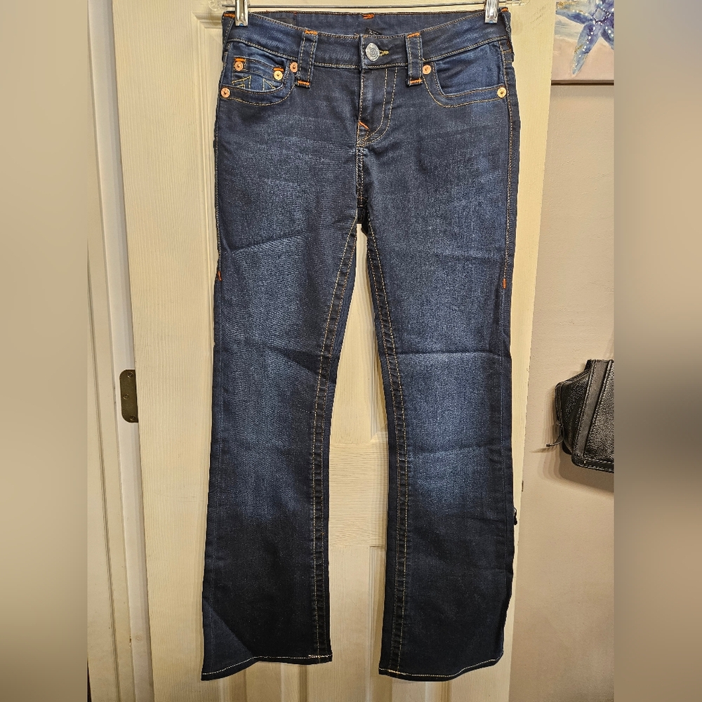 True religion Becca mid rise bootcut stretch jeans womens size 28